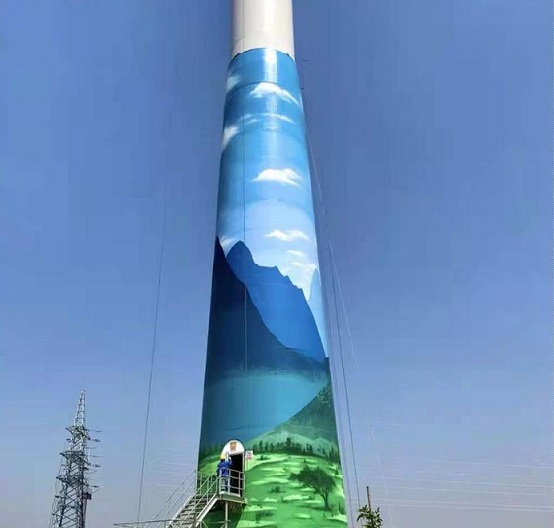 高空寫字-煙囪寫字施工特點：方案優(yōu) 價格優(yōu) 更安全